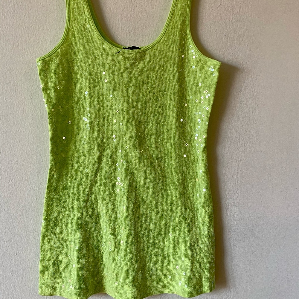 Sparkly Green Top